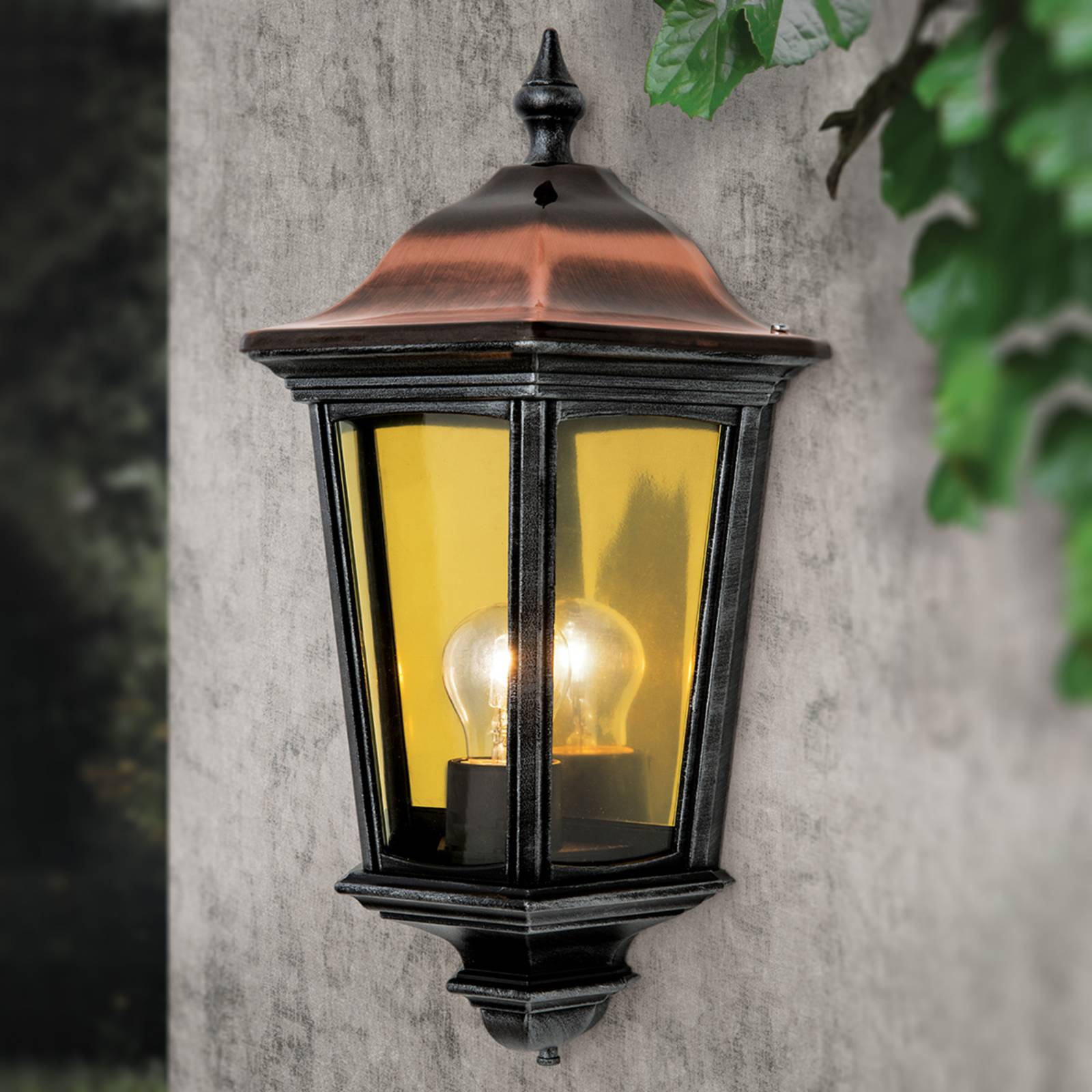 ORION Outdoor Wall Light Antoine, Black, metal, Antique, Outdoor Wall Light