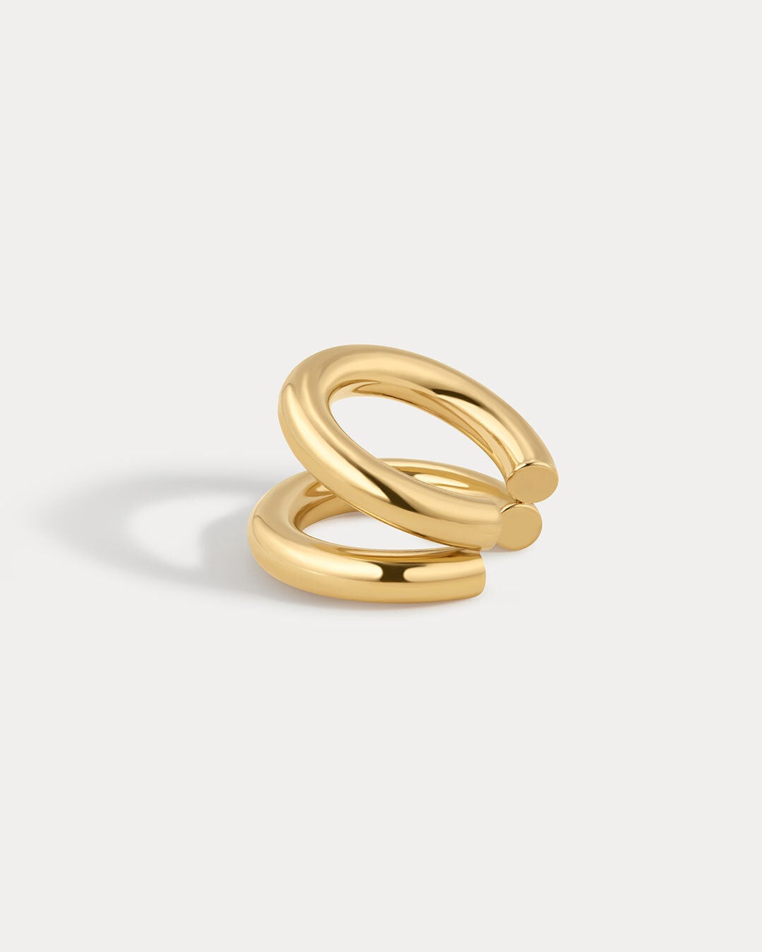 Plus Size Women's The Cordoba Ear Cuff- Gold by LUV AJ in Gold (Size OS)