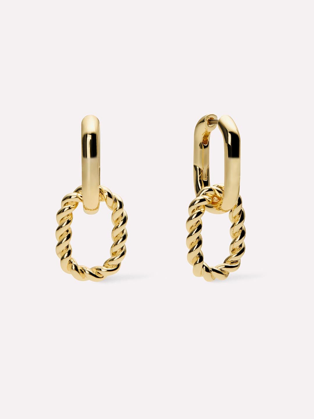 Plus Size Women's Ash Double Hoop Earrings by Ana Luisa in Two Tone (Size OS)