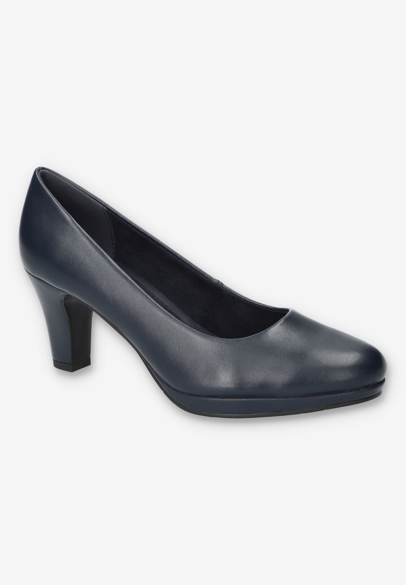 Women's Equinox Platform Pump by Easy Street in Navy (Size 8.5 XW)