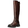 Stiefel GABOR "Gabor Stiefel Nappaleder", Damen, Gr. 36, braun (mittelbraun), Nappaleder, casual, Schuhe
