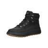 Schnürstiefelette GEOX "Geox Stiefelette Leder/Textil", Herren, Gr. 45, schwarz, Leder, Textil, casual, Schuhe