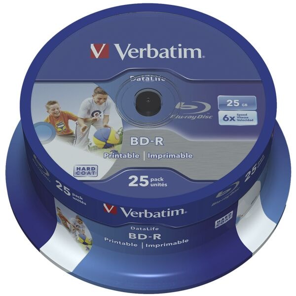 Verbatim Blu-ray BD-R 25 Stück Spindel Image