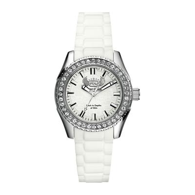 Marc Ecko E11599M2 Damen Die Grandee Silber Weiß Gloss Uhr Image