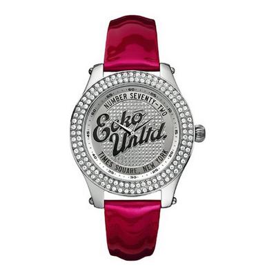 Marc Ecko E10038M4 Midsize Rollie Silber Rote Uhr Image
