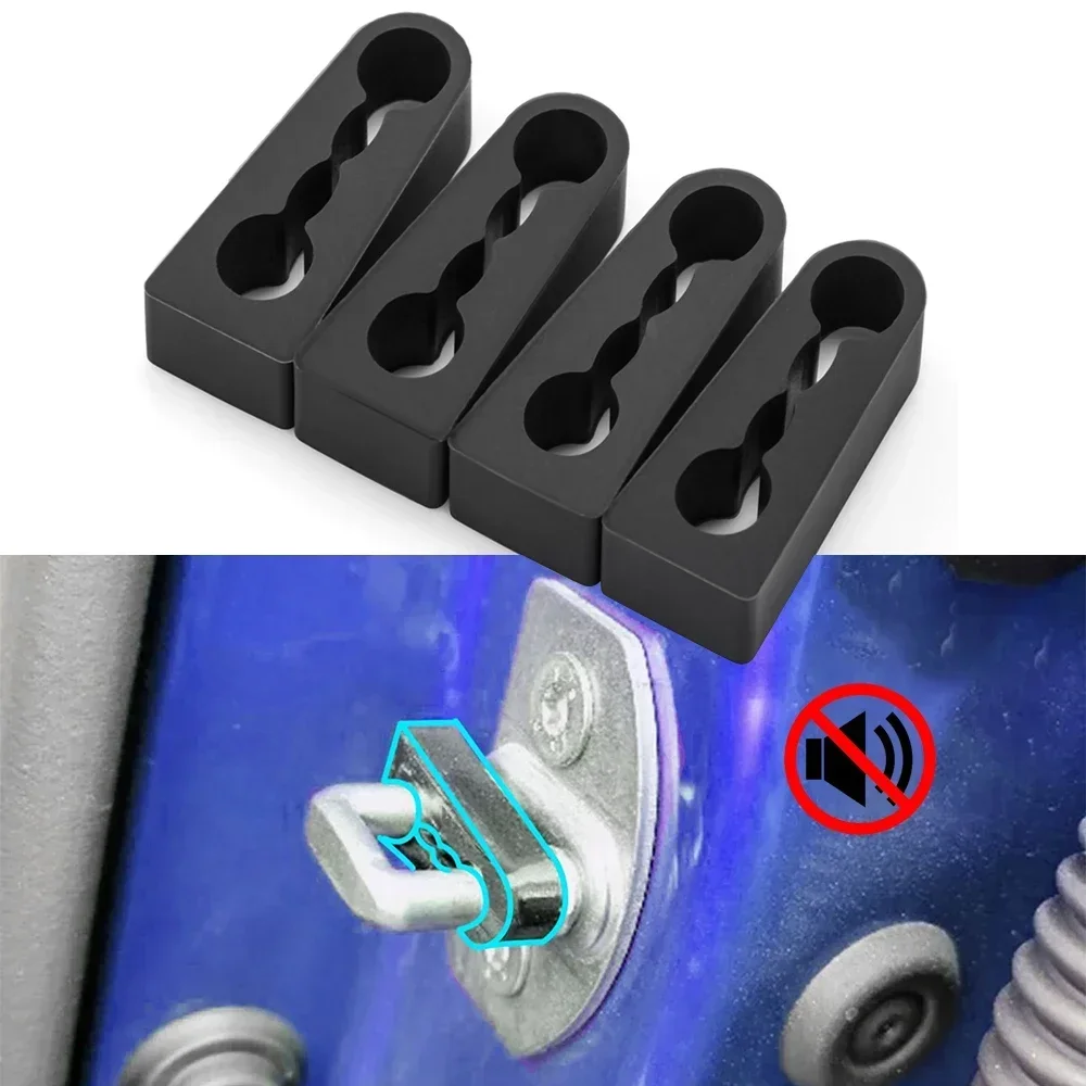 Sound Dämpfer Türschloss Puffer Für Renault Duster 2 Captur Kaptur Arkana Fluence Schalldichte Screaks Gehörlose Dichtung Deadener Auto Teile Image