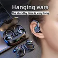 Auricolari Bluetooth SP16 sopra l'orecchio con batteria a lunga durata, riduzione del rumore con display digitale, auricolari wireless sportivi