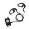 AU47-Mp3 per il nuoto Lettore MP3 impermeabile con auricolare FM Mp3 per il surf Tipo di usura Lettore Mp3 con clip per auricolari (4 GB)