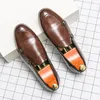 2023 frühling Marke Neue Bequeme Mönch Schuhe herren Business Atmungsaktive Casual Leder Schuhe Doppel Schnalle Bräutigam Hochzeit Schuhe