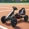 Go Kart a pedali per bambini con ruote in gomma gonfiabili, cyclette Go Kart a pedali per bambini a 4 ruote