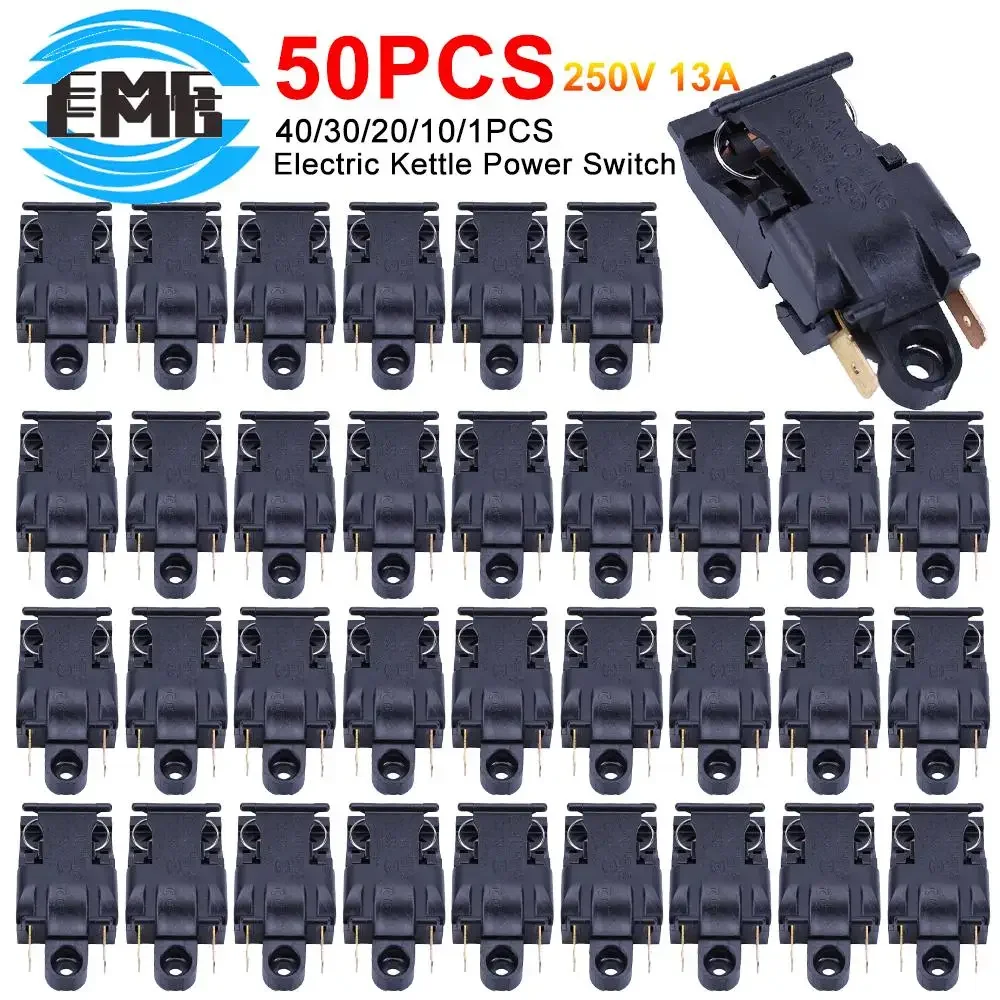 1-20pc 13a 250v Kessel thermostat schalter elektrischer Wasserkocher Netzschalter Universal zubehör kessel Thermostat Drucksc halter Image