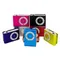 Mini Fashion Mirror Lettore multimediale in metallo da 3,5 mm Lettore MP3 Lettore musicale Sport MP3 Clip MP3