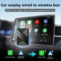 CarPlay Box Adattatore automatico wireless CarPlay Android 2 in 1 Convertitore wireless per auto Mini Plug Play intelligente