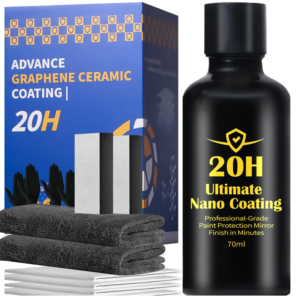 Graphen-Keramikbeschichtung 20 Stunden mit Selbstheilung und UV-Schienentechnologie, professionelle Autopflege, ab 10 Jahren Schutz Image