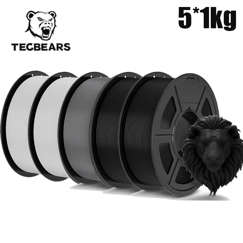 TECBEARS 3D-Filament PLA/PETG/Hochgeschwindigkeits-Matte Petg/abs/Seide/HSMPLA/PLA Plus/pla 5 kg 1,75 mm 3D-Drucker-Filament für 3D-Drucker Image