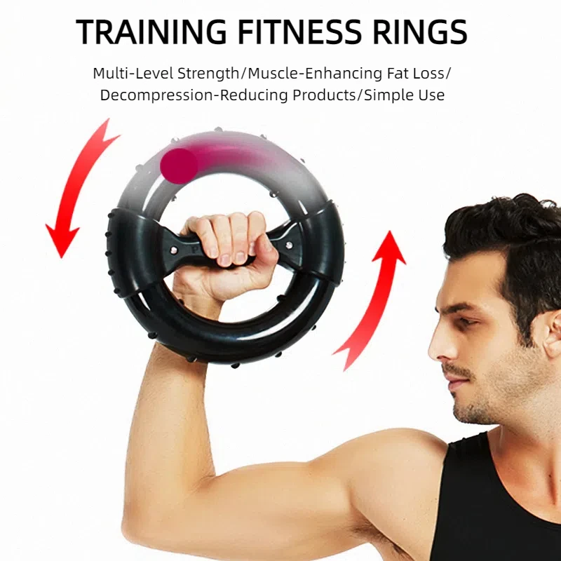 Anneau de Fitness pour bras et hommes, équipement de Fitness pour poignet réglable, barre de poignée d