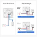 SQPP-Tuya Wifi Manopola Intelligente Termostato Acqua Caldaia A Gas Regolatore di Temperatura di Riscaldamento Elettrico Per Riscaldamento a Pavimento Elettrico 16A