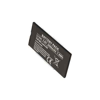 AccuCell Akku passend für Microsoft Lumia BV-T3G, Lumia 650, Lumia 650 DS 3,8 Volt 2000mAh Image