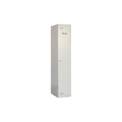 PROREGAL Spind AMEGO | HxBxT 180x30x50cm | 1 Abteil | Grundmodul | Grau-Grau | Schließfach Garderobe Image