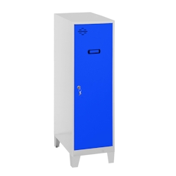 Proregal Schließfachwürfel AMEGO | HxBxT 101,5x40x50cm | Mit Standfüße | Blau-Grau Image