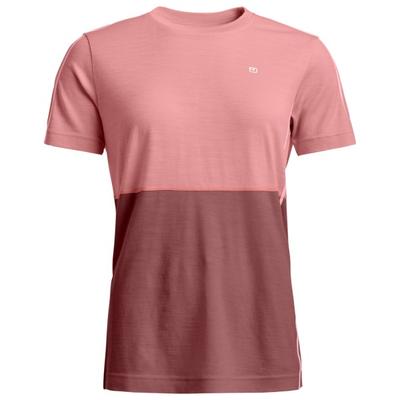 Ortovox - Women's 185 Rock'N'Wool Short Sleeve - Merinounterwäsche Gr L rosa Image