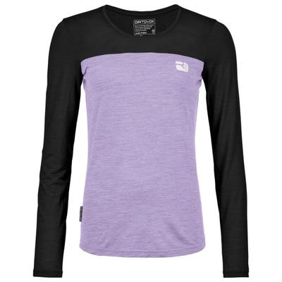 Ortovox - Women's 150 Cool Logo L/S - Merinoshirt Gr S lila/schwarz Image