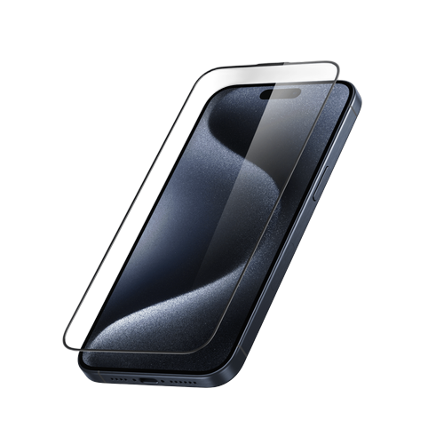 Anker Easy Fit Screen Protector Kit (ShieldX Glass, HD, 2-Pack)-iPhone 15 Pro