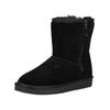 Stiefelette ARA "Ara Stiefelette Veloursleder", Damen, Gr. 40, schwarz, Veloursleder, casual, Schuhe