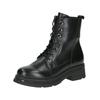 Schnürstiefelette CAPRICE "Caprice Stiefelette Nappaleder", Damen, Gr. 39, schwarz, Nappaleder, casual, Schuhe