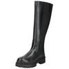 Stiefel PAVEMENT "Pavement Stiefel Leder/Textil", Damen, Gr. 40, schwarz, Leder, Textil, casual, Schuhe