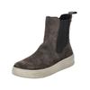 Stiefelette LEGERO "Legero Stiefelette Veloursleder", Damen, Gr. 43, grau, Veloursleder, casual, Schuhe