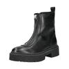 Stiefelette STEVE MADDEN "STEVE MADDEN Stiefelette Leder", Damen, Gr. 40, schwarz, Leder, casual, Schuhe