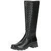 Stiefel CAPRICE "Caprice Stiefel Leder/Synthetik", Damen, Gr. 40,5, schwarz, Leder, Synthetik, casual, Schuhe
