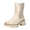Stiefelette MUSTANG SHOES "Mustang Shoes Stiefelette Lederimitat/Textil", Damen, Gr. 41, beige, Lederimitat, Textil, casual, Schuhe