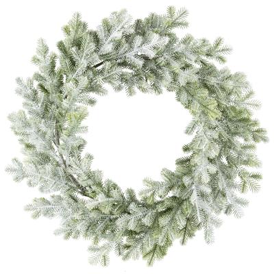 Kunstkranz CREATIV GREEN "Taxus-Kranz", grün, Ø:35cm, Kunststoff, Kunstpflanzen, mit Frost-Optik Image