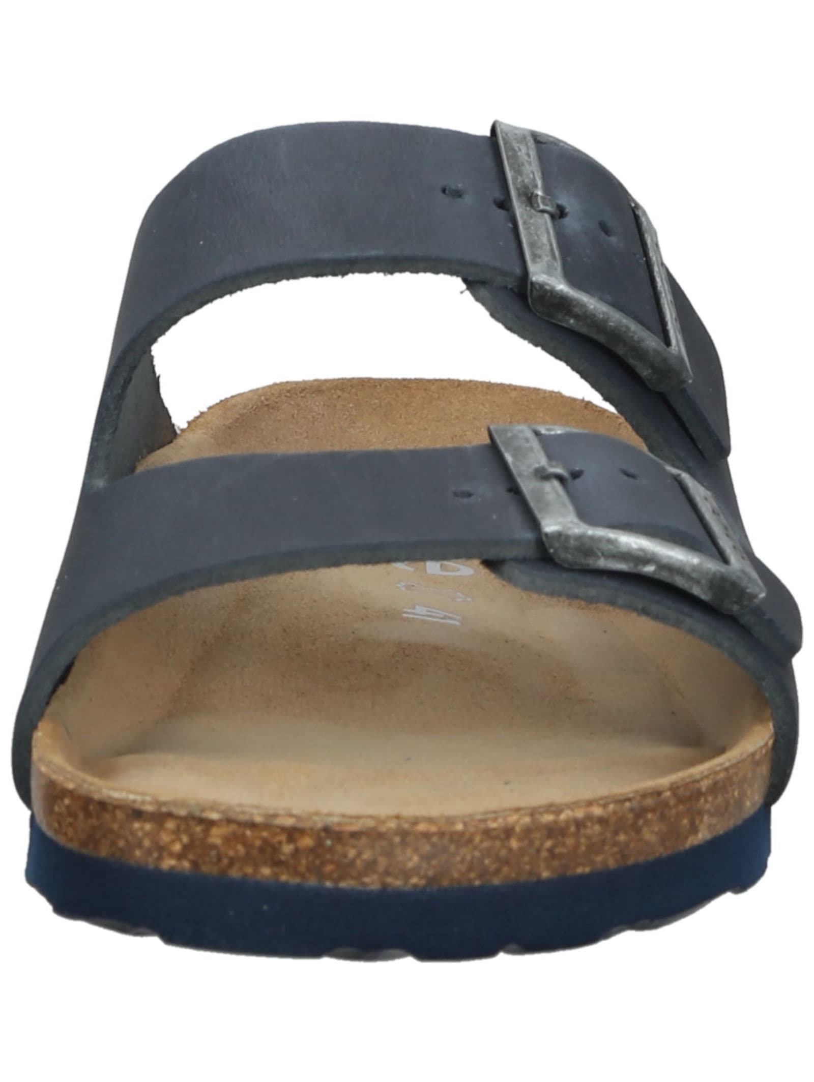 Hausschuh ROHDE "Rohde Hausschuhe Leder", Herren, Gr. 48, blau (ocean), Leder, Schuhe Image