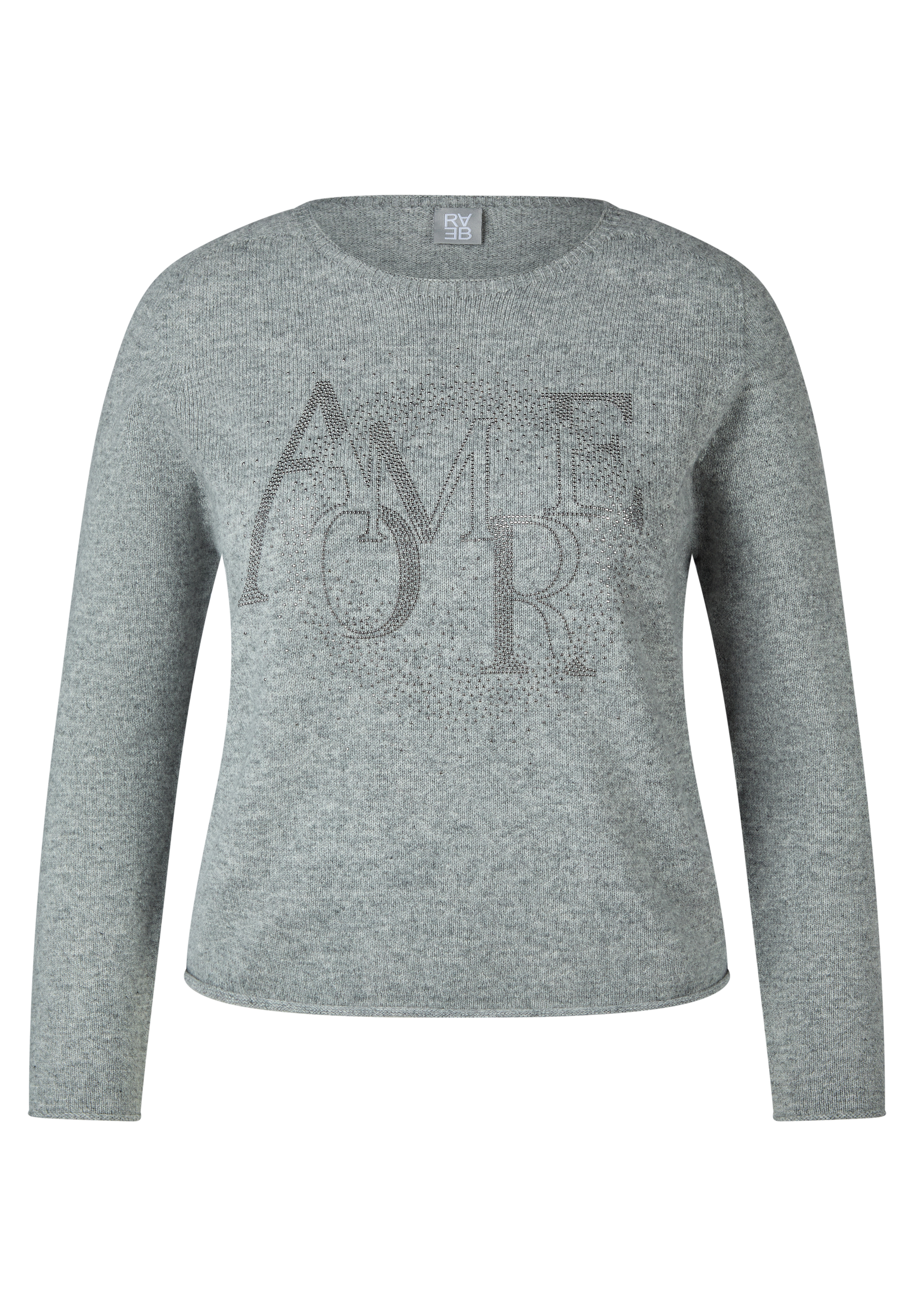 Rabe Pullover "Cozy" Gr. 46 in silber | 50% Wolle