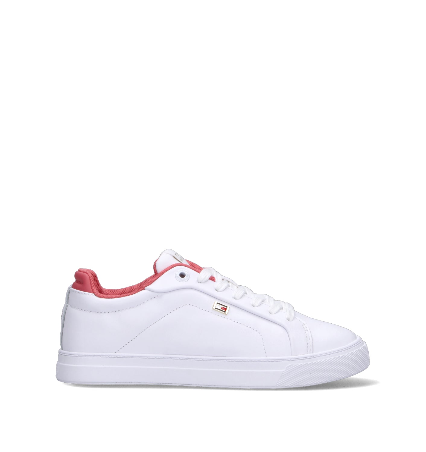TOMMY HILFIGER Sneaker donna bianca in pelle