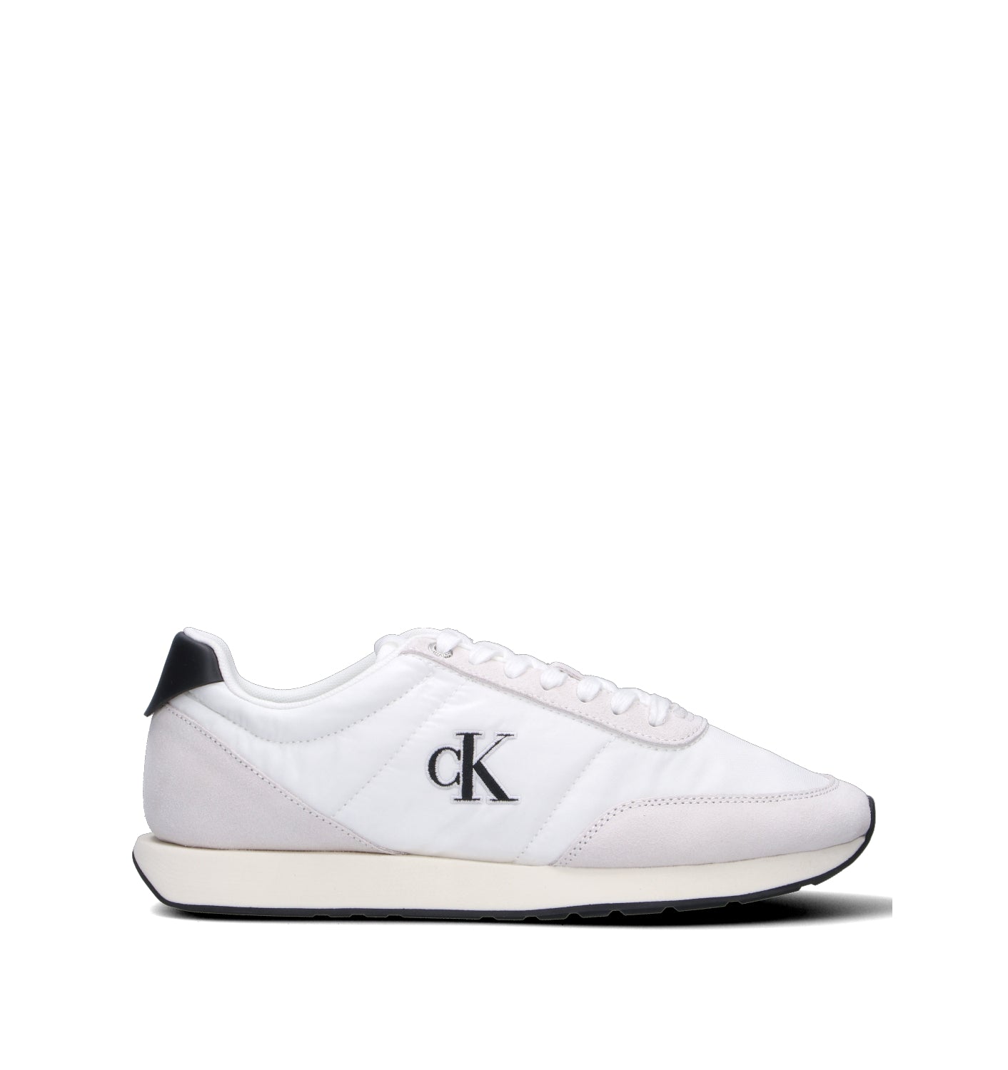 CALVIN KLEIN JEANS Sneaker uomo bianca/nera