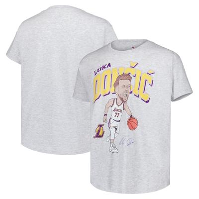 Los Angeles Lakers Luka Doncic Charakter-T-Shirt – Grau – Jugendliche Image