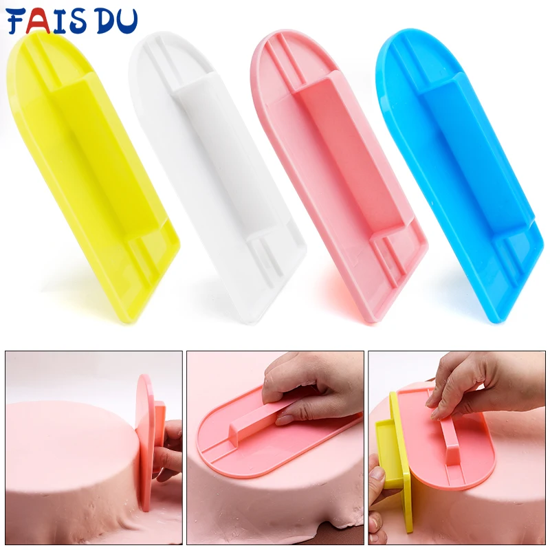FAIS DU Fondant Kuchen Glätter Polierer Werkzeuge Dekorieren Zuckerguss Zucker Haut Schneiden Roller Cutter Handwerk Form Küche Zubehör Image