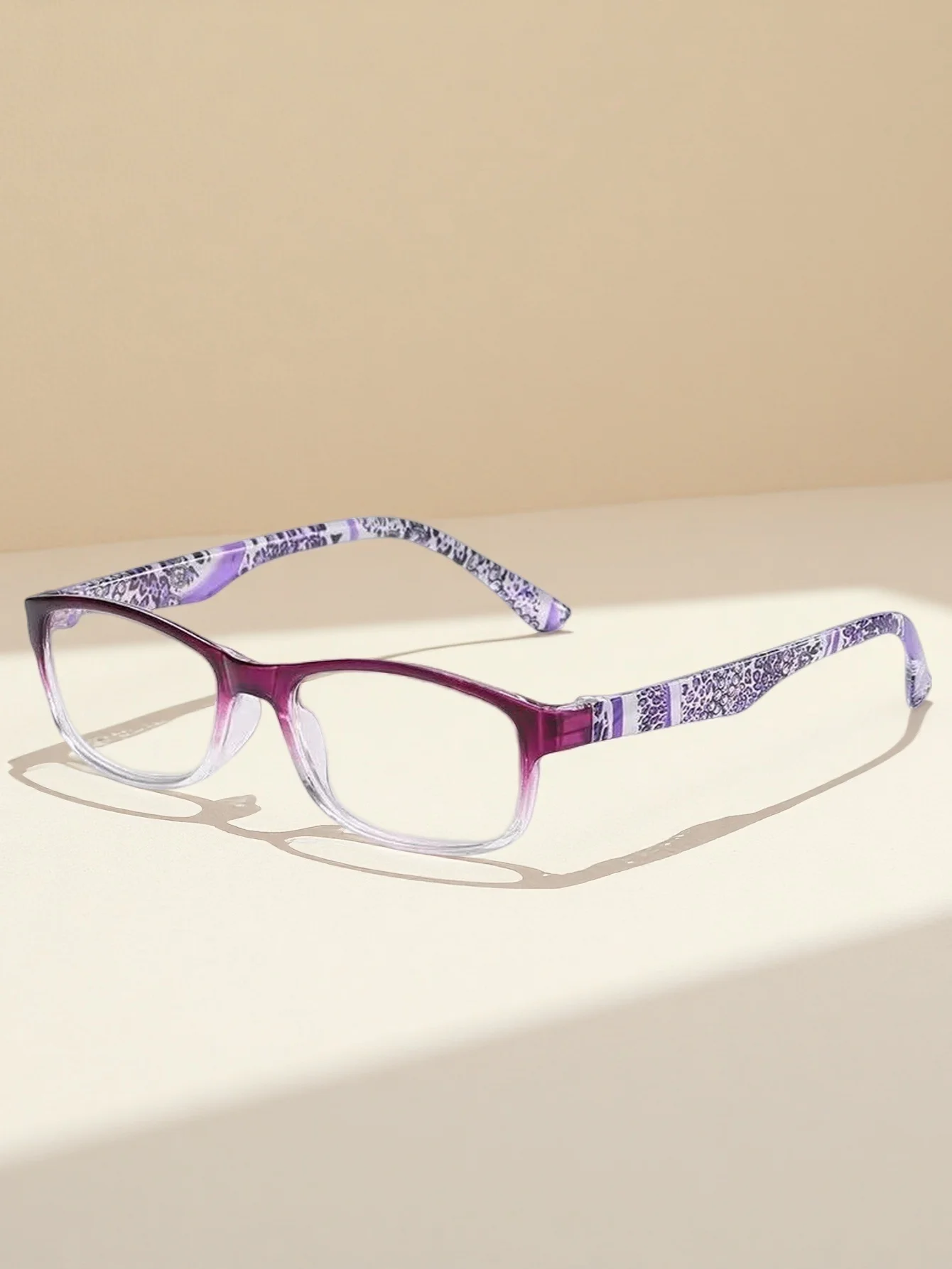 Lesebrille für Männer und Frauen, modische, ultraleichte und elegante Lesebrille aus hochwertigem Leder in Schlangenform für mittleres Alter Image