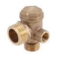 Valvola di ritegno del compressore d'aria a tre vie A25F-1 Valvola di ritegno del compressore d'aria a connessione diretta, porta della valvola: 20 mm 16 mm 10 mm