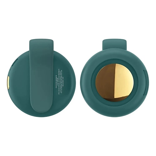 tragbarer, leiser elektrischer Mini-Ventilator ohne Flügel – tragbarer, wiederaufladbarer Nackenventilator – Mini-Wirbelwind-Clip-On-Ventilator mit 3 Geschwindigkeitsstufen, Aufladen über USB Typ C Image