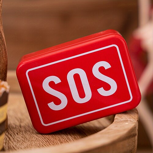 Weihnachtsplätzchendosen mit Deckel zum Verschenken, rechteckige Weihnachtsdosen aus Metall, Aufbewahrungsdose für Süßigkeiten, amerikanisches Flaggendesign, Behälter für Feiertagsleckereien, Image