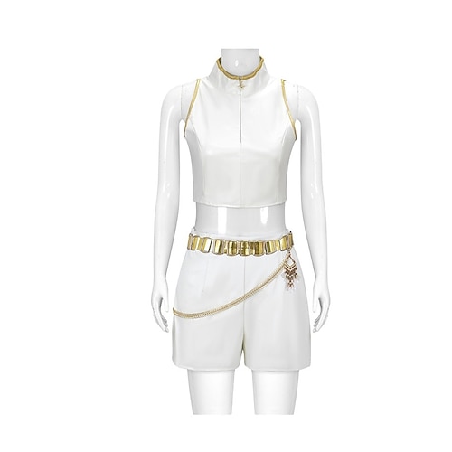 Von koreanischen Idolen inspiriert Idol Popstar Outfits Anime Cosplay-Kostüm for Damen Erwachsene Halloween Karneval Maskerade Abschlussball Verkleidung für Schulveranstaltungen Anime Expo Image