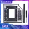 COOLCIRC Plastica Alluminio Universale 9.5/12.7mm SATA 3.0 2nd HDD Caddy 2.5 "SSD CD DVD a HDD Custodia CD-ROM ODD Optibay