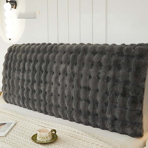 Hasen-Velourskopfteile Abdeckung Dicke Plüsch-Bettschützer Universelle Bett-Rückenabdeckung für alle Jahreszeiten Image