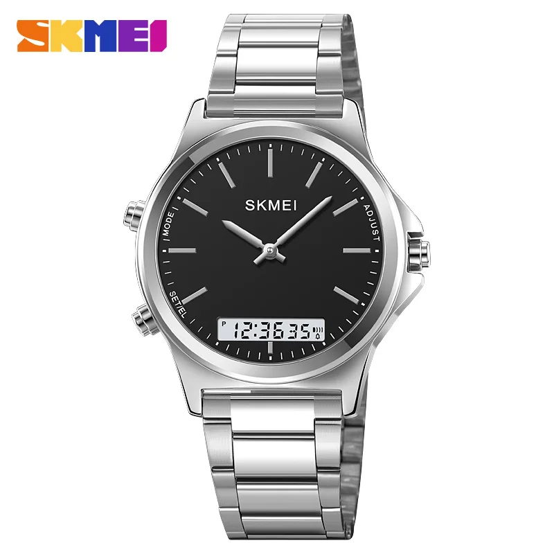 SKMEI 2120 Orologi sportivi Uomo Impermeabile 3 tempi Display retroilluminato Crono digitale Orologi da polso da uomo Sveglia Data Orologio reloj hombre