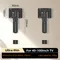 Support de montage TV pour papier peint artistique Ultra fin, pour TV LCD 40-100 pouces, Support mural à grande charge, Support solide, Support TV mural en acier